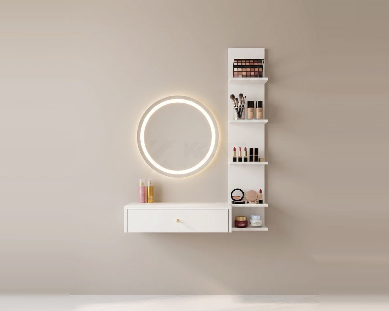 Ring LED Vanity Set