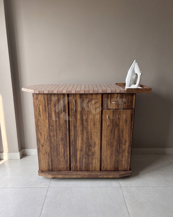 Iron Stand 3 ft – 3 Doors & Locking Drawer