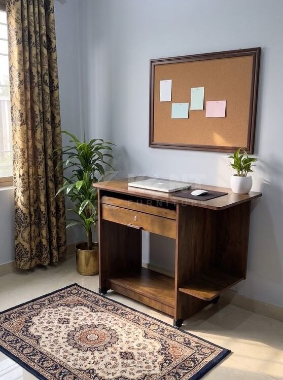 Computer Desk with Keyboard Tray