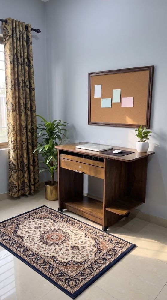 Computer Desk with Keyboard Tray