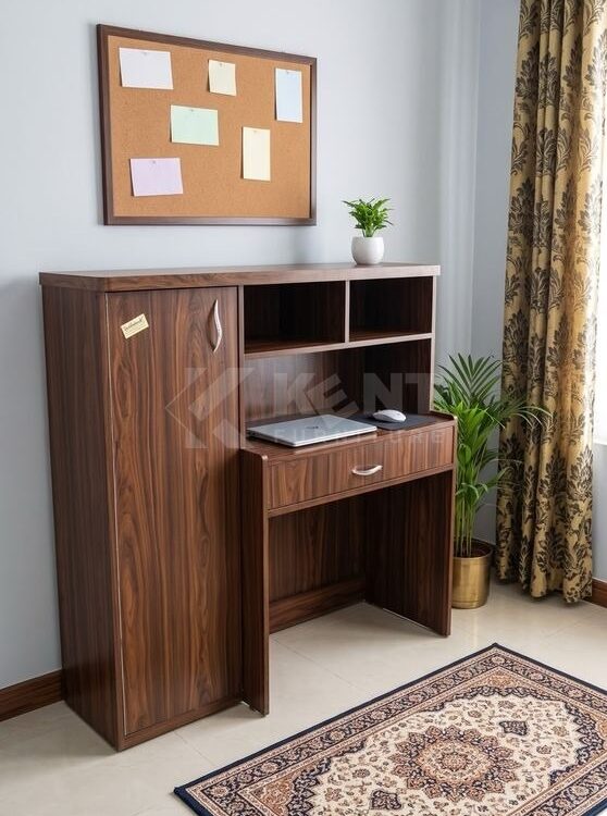 Study Unit with Side Cabinet