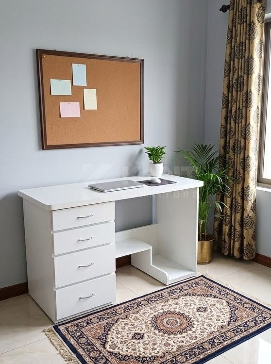 Four-Drawer Study Desk